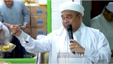 Eks Pentolan Front Pembela Islam (FPI) Muhammad Rizieq Shihab alias Habib Rizieq