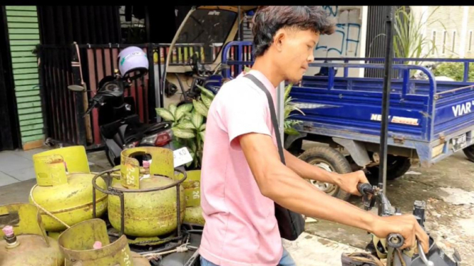 Distribusi gas 3 kg di Depok