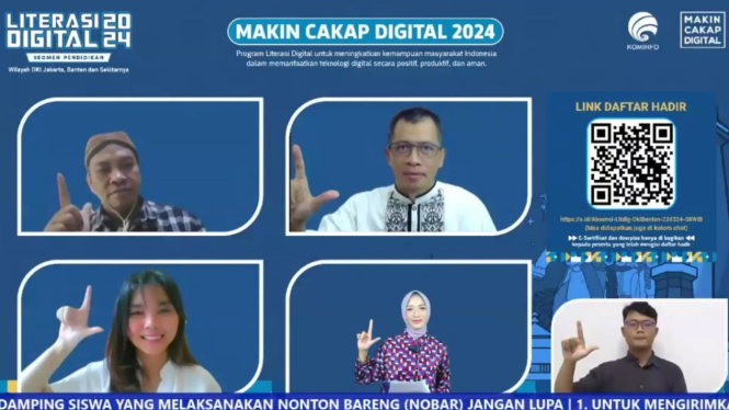Kemenkominfo menggelar webinar