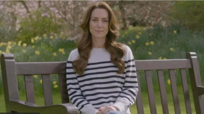 Kate Middleton Saat Sampaikan Idap Penyakit Kanker (Doc: BBC)