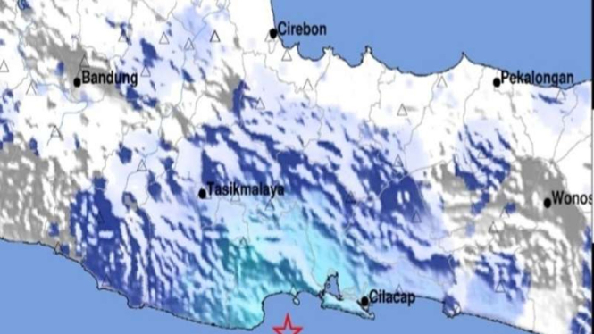 Gempa Bumi Guncang Pangandaran, Jawa Barat