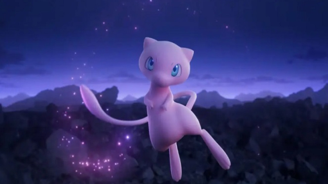 Karakter Mew dari Pokemon. 