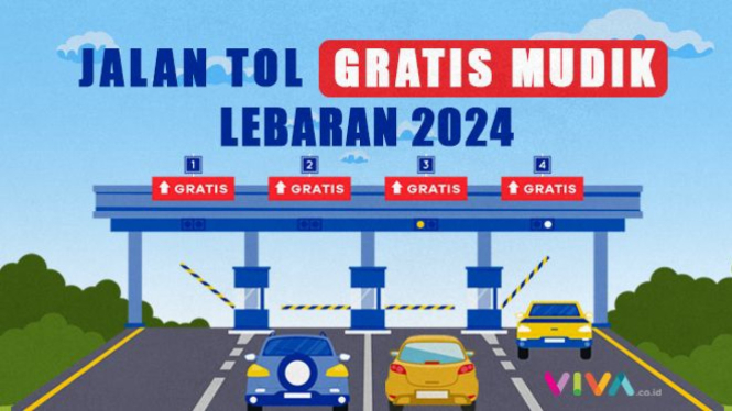 Jalan tol gratis mudik 2024