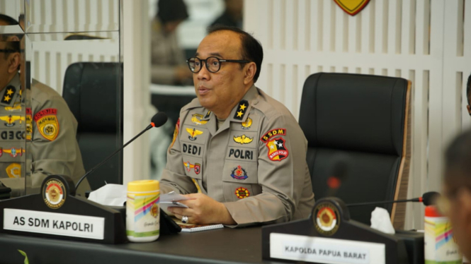 As SDM Kapolri Irjen Pol Dedi Prasetyo