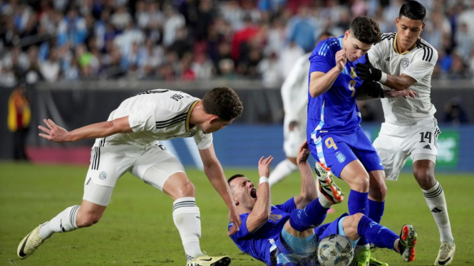 Duel Timnas Argentina vs Kosta Rika