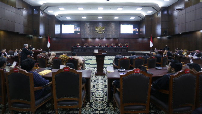 Sidang Perselisihan Pilpres 2024 di MK.