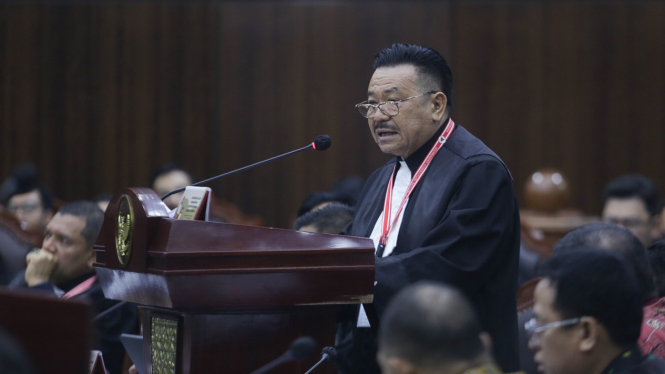 Otto Hasibuan dalam sidang lanjutan perselisihan hasil Pilpres 2024 di MK