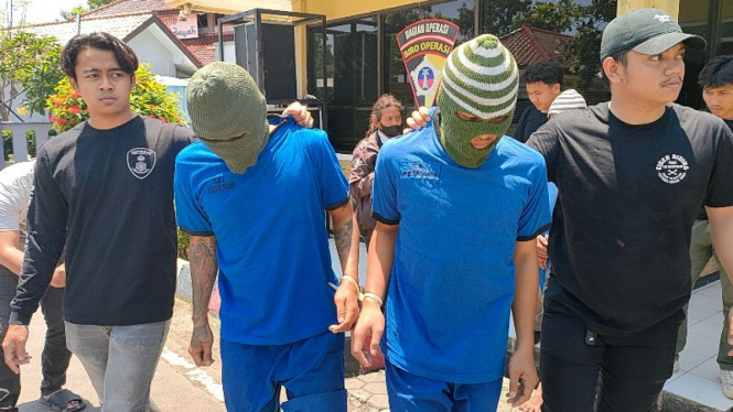Kawanan perampok sadis yang diringkus polisi.