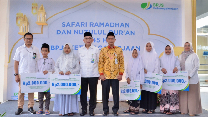 BPJS Ketenagakerjaan gelar Safari Tausiyah Ramadhan dan Nuzulul Quran 1445 H