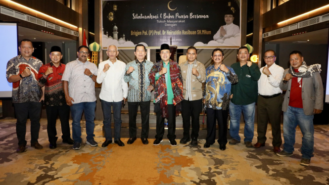 Silaturahmi dan buka puasa bersama lintas etnis di Kota Medan, Sumatera Utara