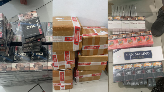 Bea Cukai menindak rokok ilegal