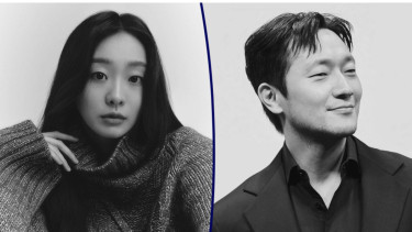 Kim Da Mi dan Son Suk Ku dalam drama Nine Puzzles