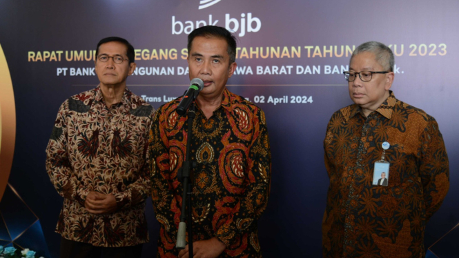 Konferensi pers RUPS Bank BJB [dok. Bank BJB]