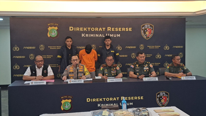 Konferensi Pers Pembubuhan Praka Supriyadi
