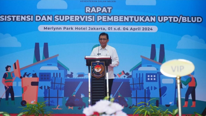 Direktur Jenderal (Dirjen) Bina Pembangunan Daerah Restuardy Daud