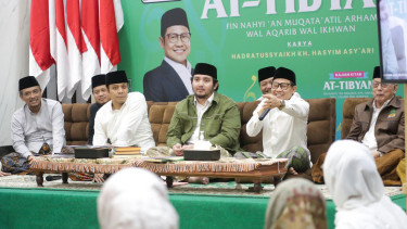 Cak Imin di DPP PKB, Jakarta Pusat