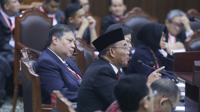 Menko PMK Muhadjir Effendy, Hadiri Sidang Perselisihan Hasil Pilpres 2024