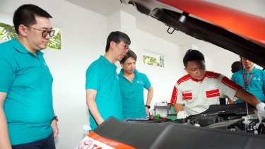 Peresmian pos siaga dan bengkel siaga Toyota