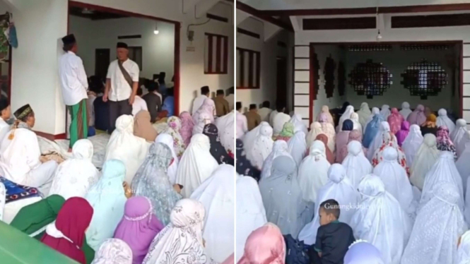 Jamaah Aolia sholat Idul Fitri hari ini