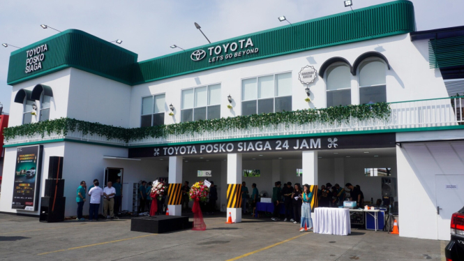 Posko mudik Toyota
