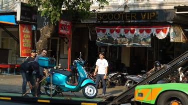 Vespa matic di towing