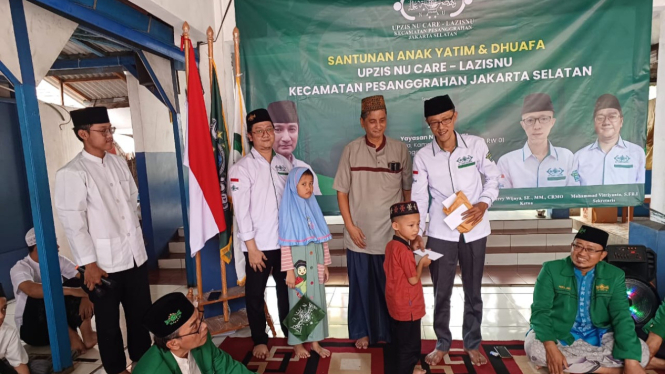 Lazis NU Pesanggarahan Gagas Program Keliling Yatim Duafa.