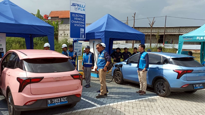 Peninjauan titik SPKLU bersama Neta dan Kemenko Marves