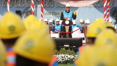 Apel Siaga Kelistrikan Nasional di PLTGU Gresik