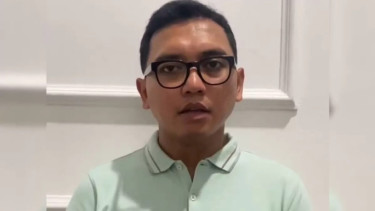Arie Febriant yang viral karena parkir sembarangan