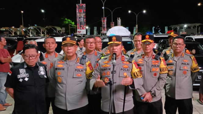 Kapolda Banten, Irjen Pol Abdul Karim, di Pelabuhan Merak