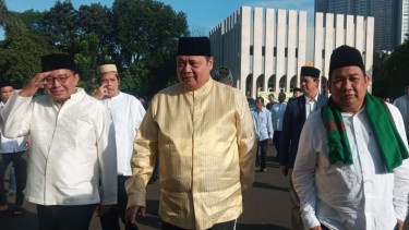 Airlangga Hartarto dan Eric Hermawan