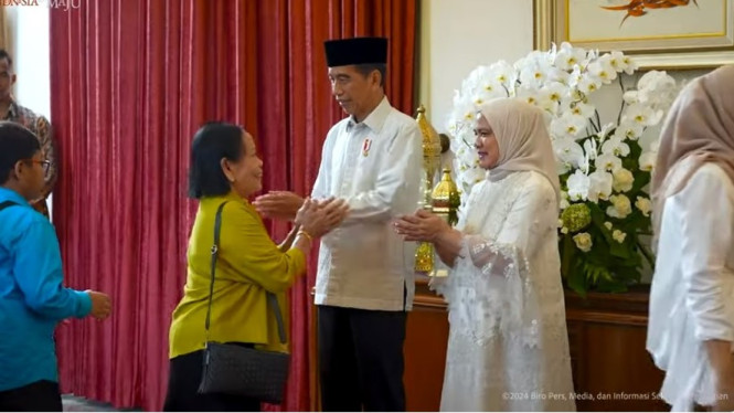 Iriana Jokowi saat open house
