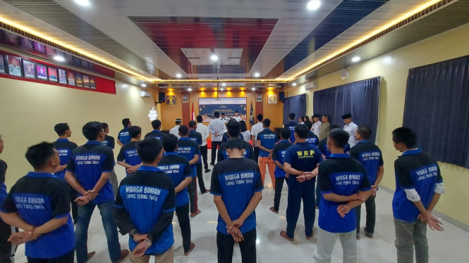Pemberiaan remisi kepada sejumlah warga binaan di Lapas Kelas IIB Tebingtinggi
