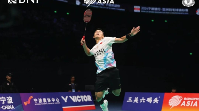 Tunggal putra Indonesia Jonatan Christie