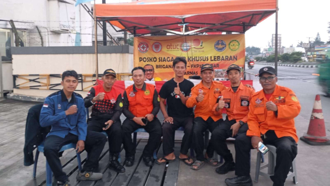 Brigade tanggap bencana KSPSI siagakan posko mudik Lebaran 2024