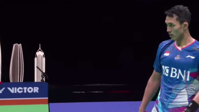 Tunggal putra Indonesia Jonatan Christie