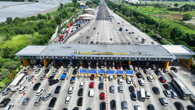 Arus Balik Lebaran 2024 di jalan tol kelolaan Jasa Marga