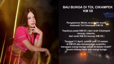 Selebgram Alami Hal Mistis di Tol Cikampek KM 58