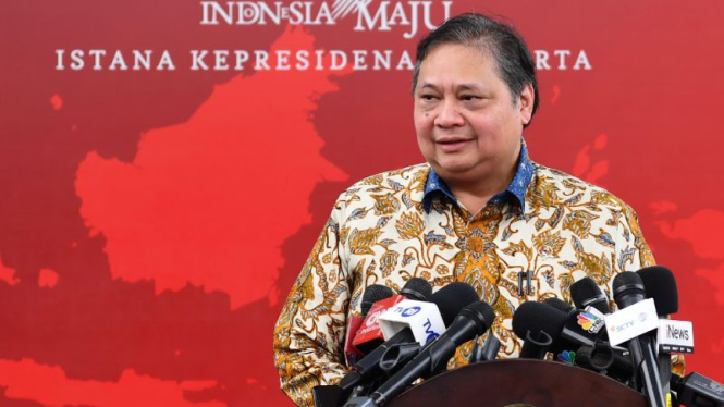 Menko Perekonomian Airlangga Hartarto.