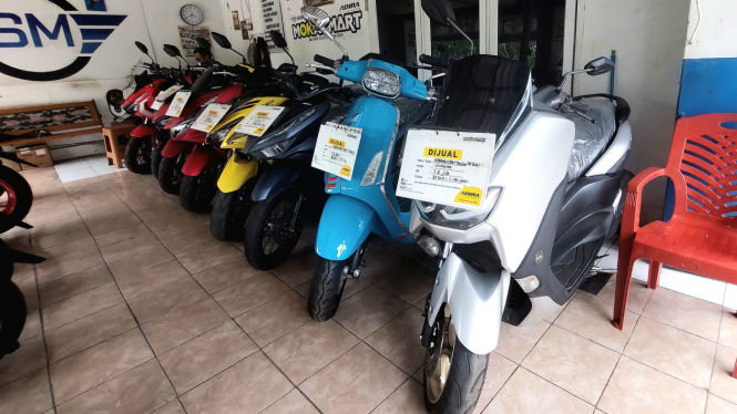 Ilustrasi motor bekas
