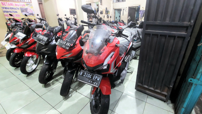 Ilustrasi motor bekas