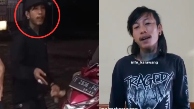 Tukang Parkir yang Minta Uang THR Rp15 Ribu di Minimarket Karawang Minta Maaf