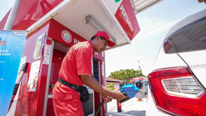 Pengisian BBM Pertamax (dok Pertamina)