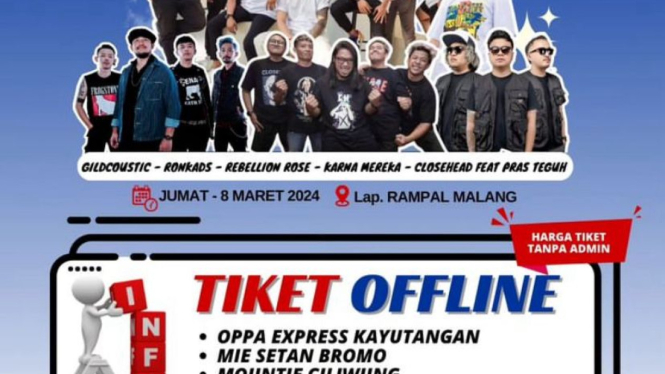 Poster Konser Mafest volume 3