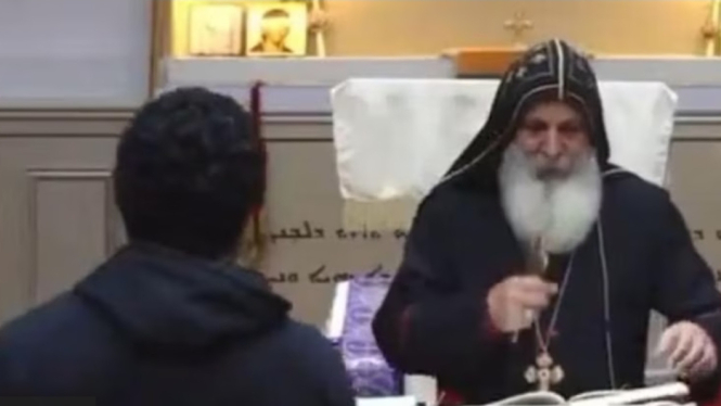 Detik-detik Uskup di Gereja Sydney Ditikam Pelaku (Doc: X)