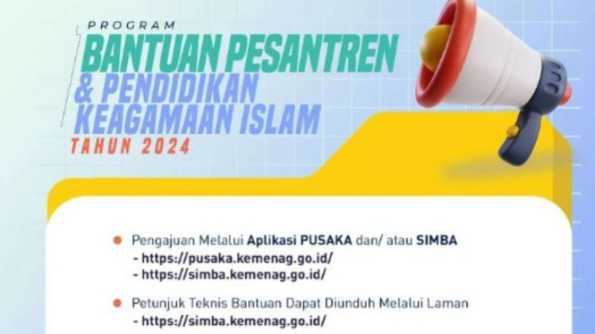 Kementerian Agama Luncurkan Program Bantuan Pendidikan Islam dan Pesantren 