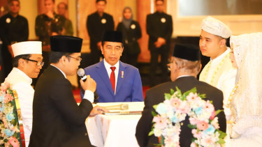 Presiden Joko Widodo dan Yanda Zaihifni Ishak jadi saksi pernikahan 