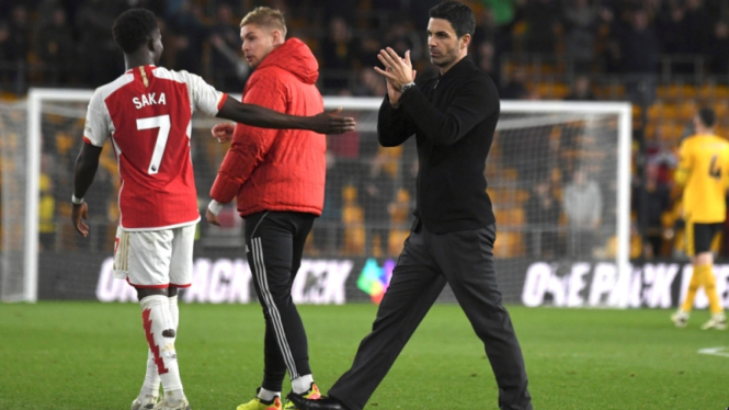 Manajer Arsenal, Mikel Arteta