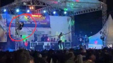 Viral tarian erotis di panggung pasar malam di Asahan, Sumut