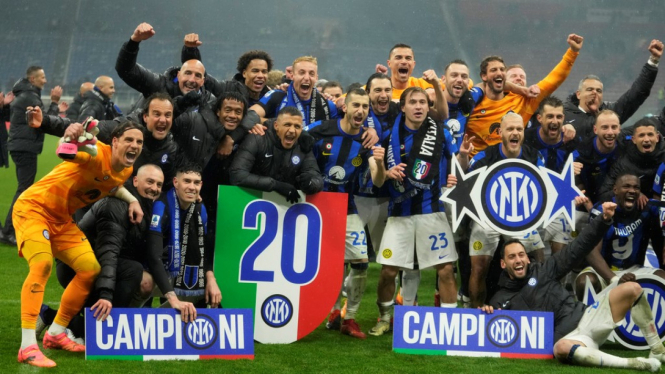 Inter Milan pastikan Scudetto ke-20